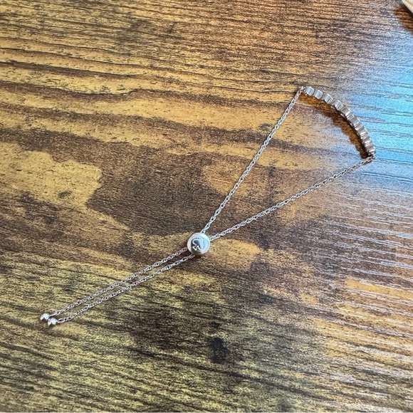 Kate Spade Full Circle Silver Adjustable Slider Bolo Bracelet - Picture 4 of 4